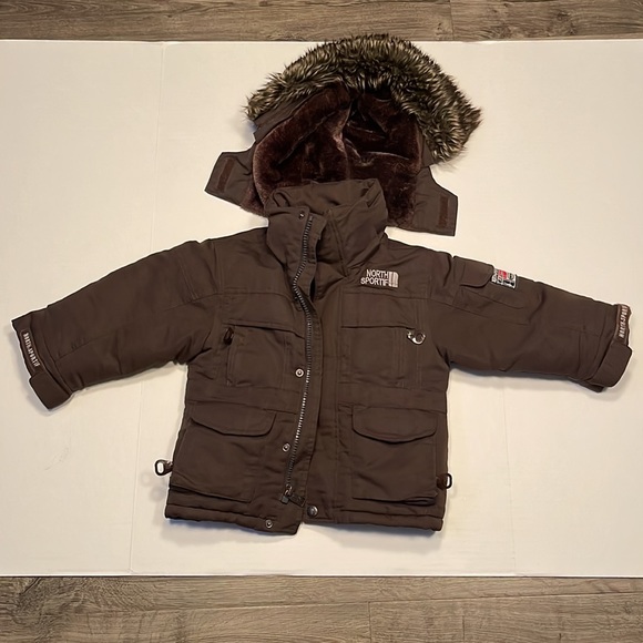 North Sportif Brown jacket 3T - Picture 3 of 10